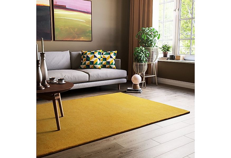 Steffensmeier Wollteppich Jaipur, Rechteckig, Gabbeh Teppich, handgeknüpft günstig online kaufen