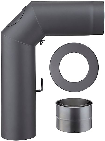 Color Emajl Ofenrohr Heathus Rauchrohr-Set GR, günstig online kaufen