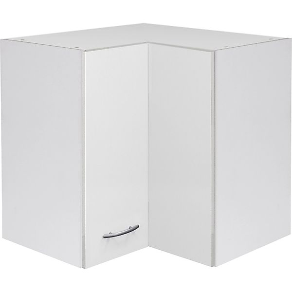 Flex-Well Classic Küchen-Eck-Hängeschrank Wito 60 cm x 60 cm Weiß günstig online kaufen