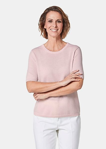 GOLDNER Kurzarmpullover Halbarmpullover mit Rundhals aus günstig online kaufen
