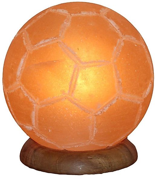 HIMALAYA SALT DREAMS Salzkristall-Tischlampe Fussball, Leuchtmittel wechsel günstig online kaufen