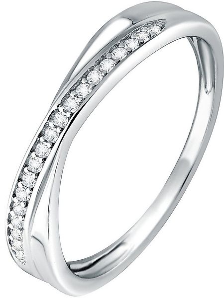 CHRIST Silberring CHRIST Damen-Ring 925er Silber, recycelt Zirkonia, Zirkon günstig online kaufen