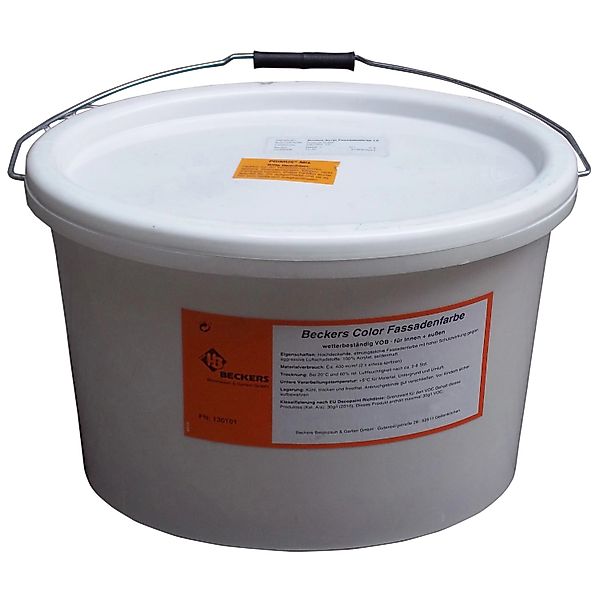 Beckers Betonzaun Acrylfarbe 12,5 l Reinweiß günstig online kaufen