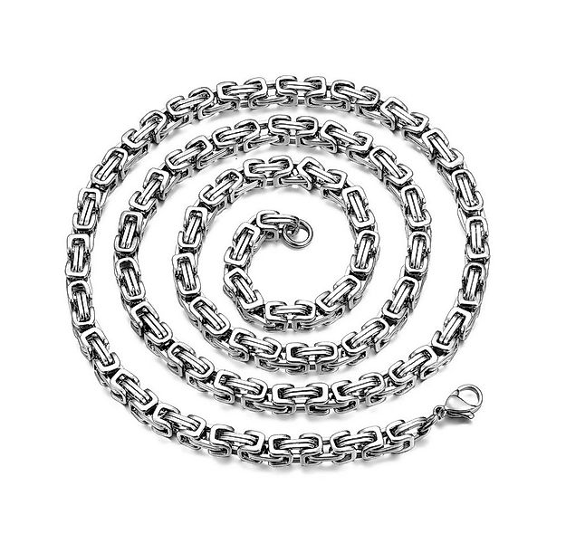 Ware aus aller Welt Königskette Edelstahl Halskette 5mm x 60cm Panzerkette günstig online kaufen