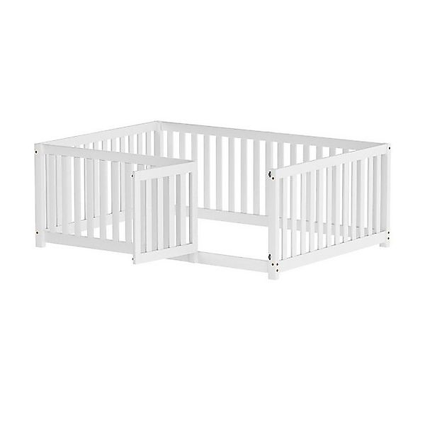 STILVORA Kinderbett 140x200 Babybett mit Matratze,Bettgestell mit Zaun und günstig online kaufen