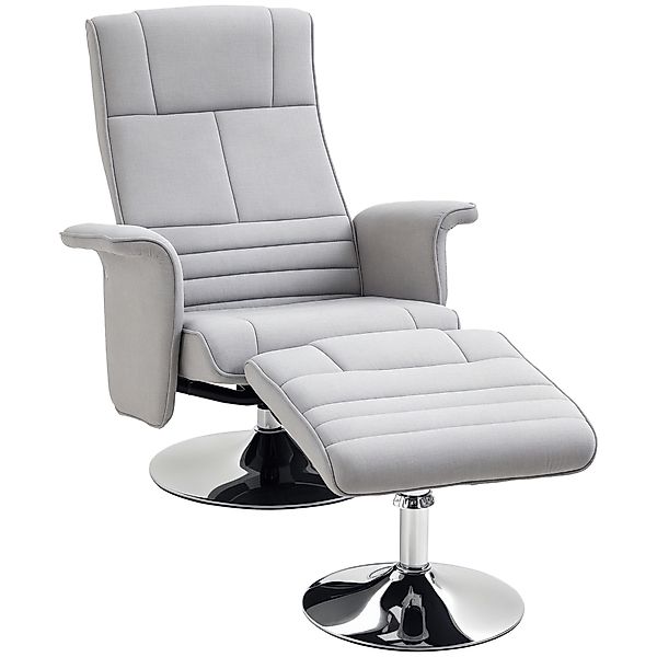 HOMCOM Massagesessel mit Fußhocker  Elektrischer Fernsehsessel mit Liegefun günstig online kaufen