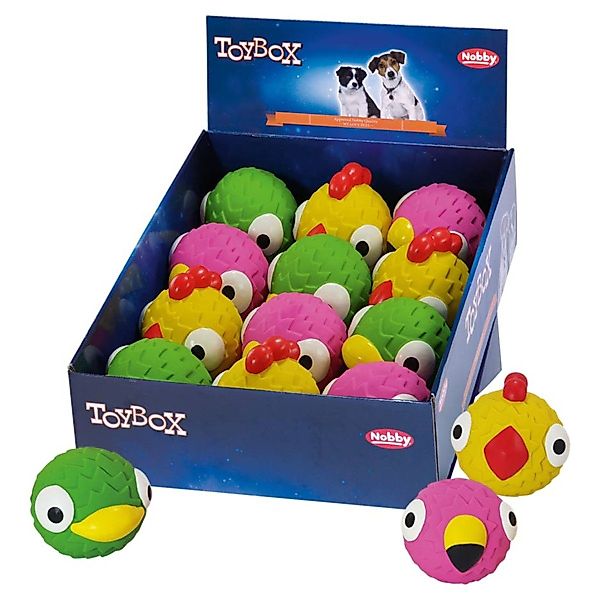 Nobby Tierquietschie Hundespielzeug Bird Faces, Latex günstig online kaufen