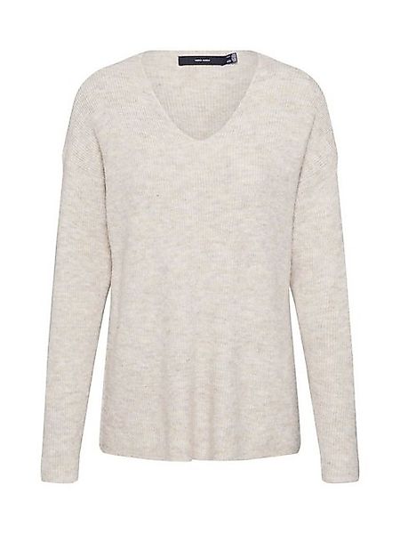 Vero Moda V-Ausschnitt-Pullover VMCREWLEFILE LS V-NECK BLOUSE NOOS günstig online kaufen