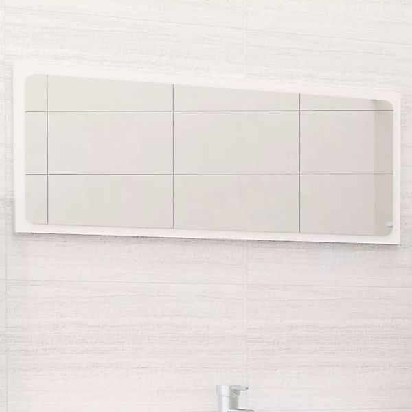 Badspiegel Weiß 90x1,5x37 Cm Spanplatte günstig online kaufen