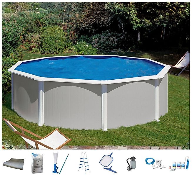 KONIFERA Rundpool MALAGA 4 (Set, 10-tlg), günstig online kaufen