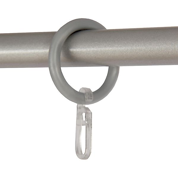 Bestlivings Gardinenstange, 1-läufig, Gardinenring - silber günstig online kaufen