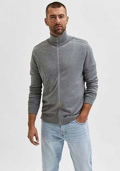 Selected Strickjacke SLHBERG FULL ZIP CARDIGAN NOOS günstig online kaufen