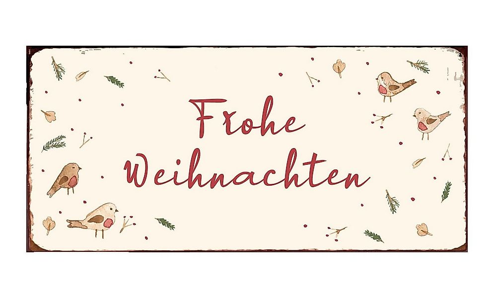 Ib Laursen Metallschild Wandschild Metallschild Schild "Frohe Weihnachten" günstig online kaufen