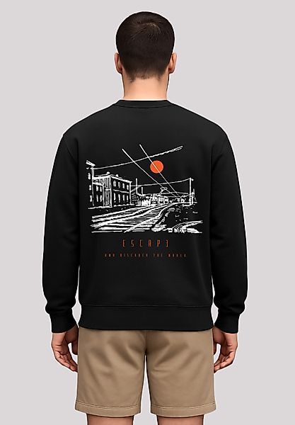 F4NT4STIC Sweatshirt "Escape Discover the World Town Train Station", Premiu günstig online kaufen
