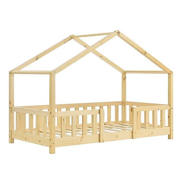 en.casa Kinderbett, »Treviolo« Haus-Optik mit Rausfallschutz günstig online kaufen