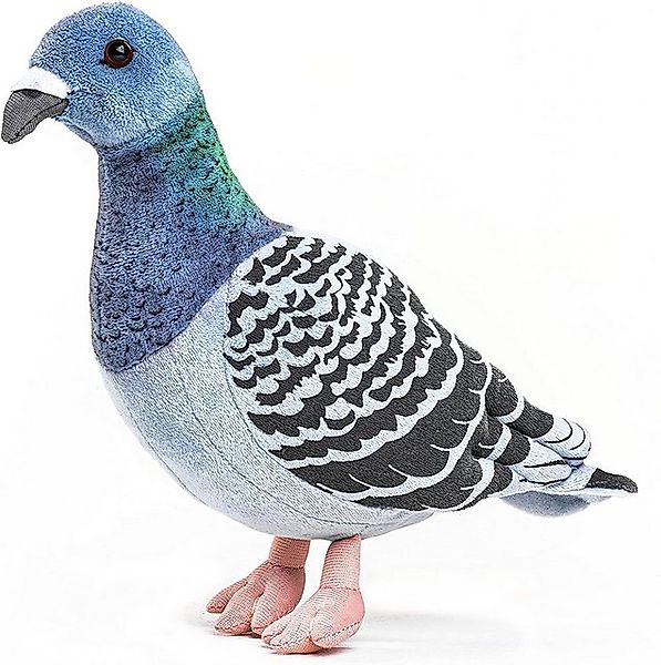 Uni-Toys Kuscheltier Taube blau - 20 cm (Höhe) - Plüsch-Vogel - Plüschtier, günstig online kaufen