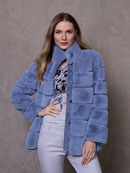 Antonio Cavosi Fellimitatjacke Faux Fur Jacke in Stepp-Optik günstig online kaufen