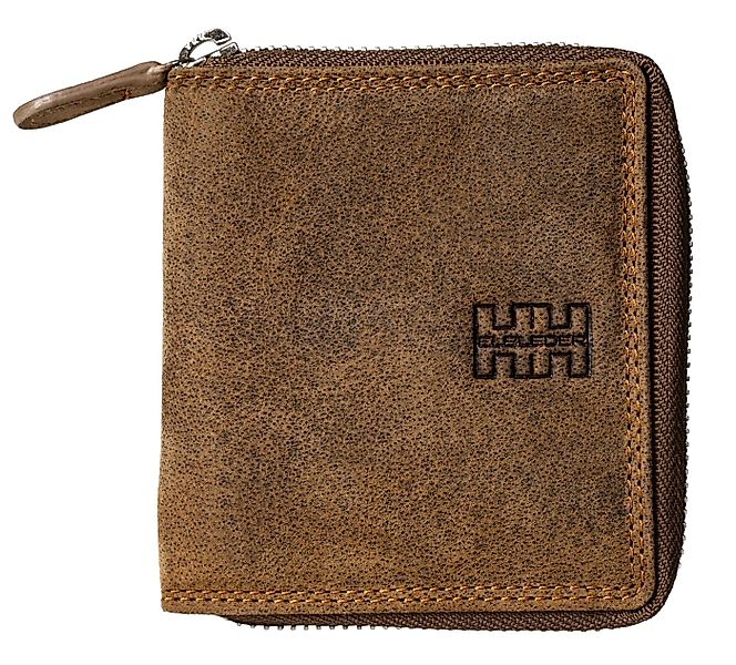 Elbleder Geldbörse 109 Carré umlaufender Reißverschluss kleineres Hochforma günstig online kaufen