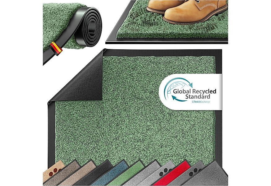 KESSER Fußmatte Schmutzfangmatte rutschfest für Innen- & Außenbereich, Höhe günstig online kaufen