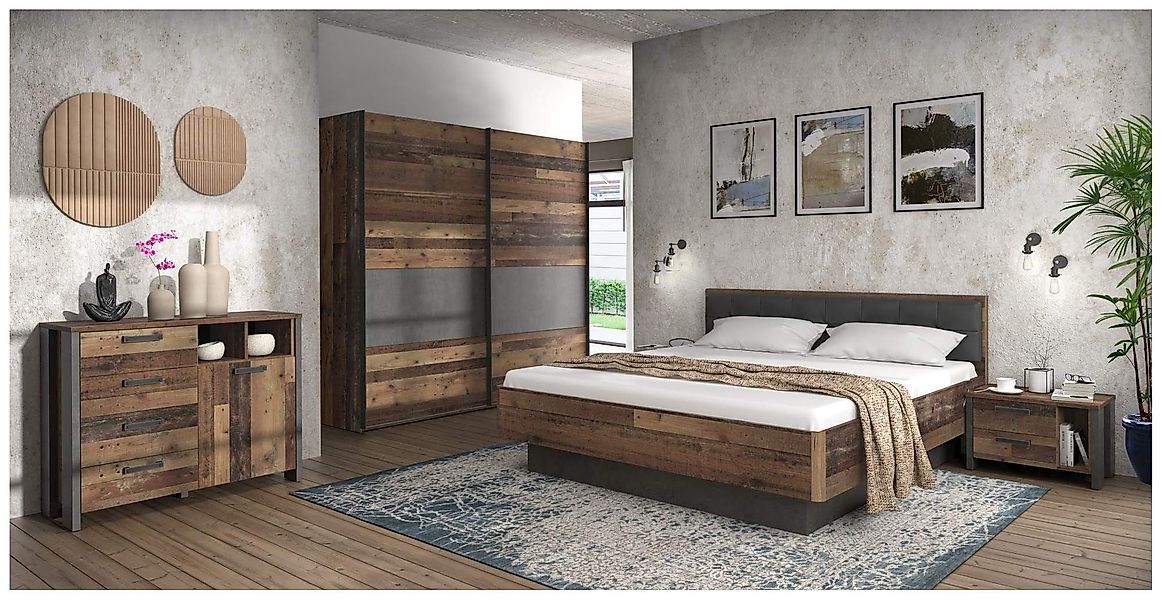 FORTE Komplettschlafzimmer Schlafzimmer CLIF 220, 5-tlg günstig online kaufen