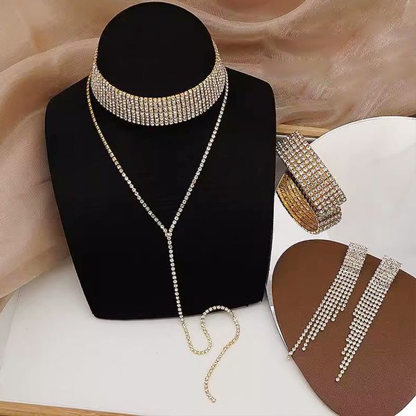 ibettertec Schmuckset Damen Glitzer Clutch Strass günstig online kaufen
