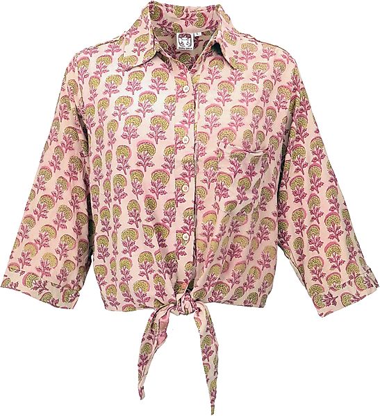 Guru-Shop Longbluse Boho Blusentop mit African günstig online kaufen