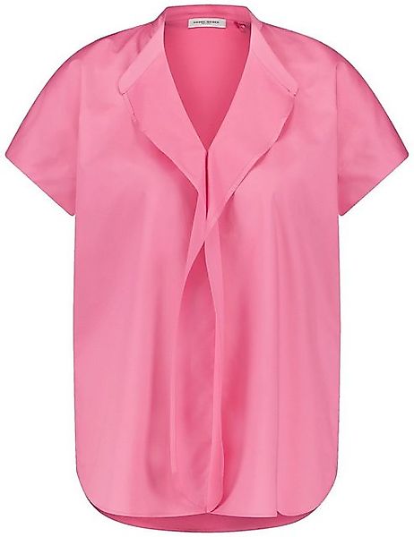 GERRY WEBER Klassische Bluse Kurzarmbluse mit Volant günstig online kaufen
