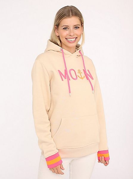 Zwillingsherz Hoodie "Rahel" Kontrastbündchen, Kängurutasche, Langarm, Kapu günstig online kaufen