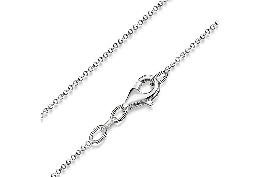 Materia Gliederkette Damen Silber Kugelkette fein 1,2mm K24, 925 Sterling S günstig online kaufen