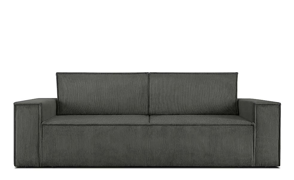 KONSIMO Einzelsofa  Napi ¦ grau ¦ Maße (cm): B: 244 H: 89 Polstermöbel > So günstig online kaufen