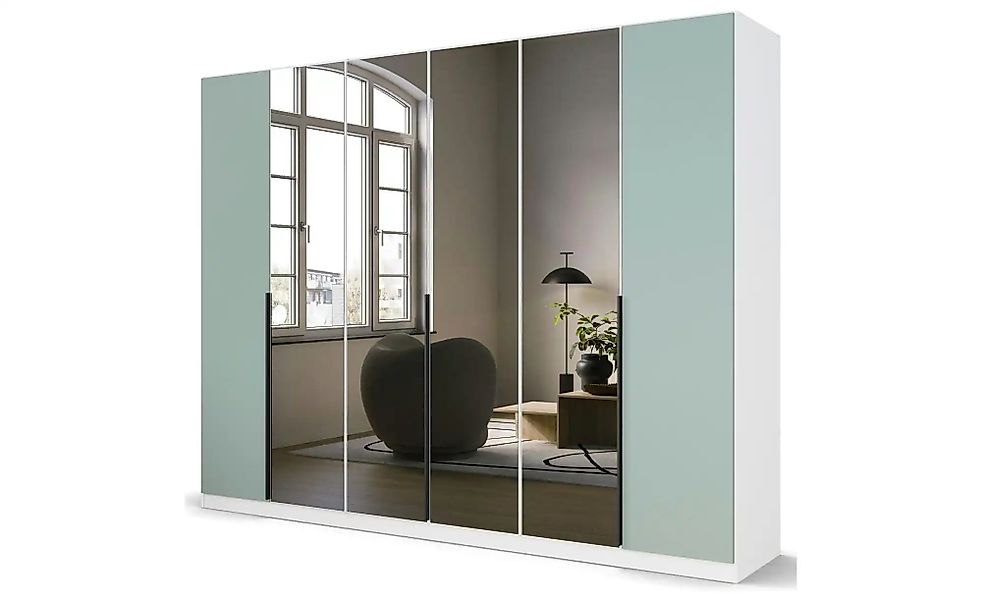 Drehtürenschrank  Skyla ¦ weiß ¦ Maße (cm): B: 271 H: 210 Schränke > Kleide günstig online kaufen