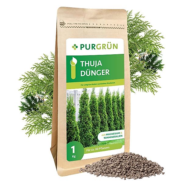 Purgrün Gartendünger Purgrün Thuja Dünger, NPK günstig online kaufen
