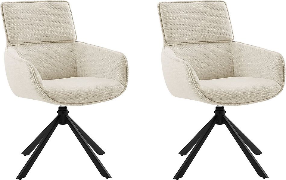 Home affaire Esszimmerstuhl Cusey, 360° drehbar, extra dicke Polsterung, 2e günstig online kaufen