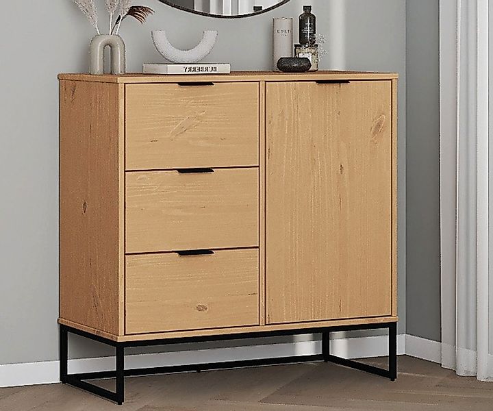 Inter Link Kombikommode "Vivo" 1 Stk. tlg. Kiefer Massiv, Soft-Close, Indus günstig online kaufen