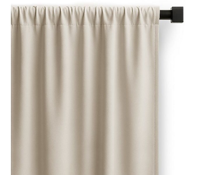 Restilo Gardine Gardine Vorhang Einfarbig Verdunklungsvorhang Aufhängung Pl günstig online kaufen