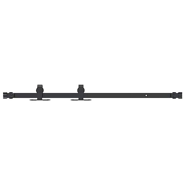 vidaXL Schiebetürbeschlag Set für Schranktüren 91 cm Karbonstahl 4009672 günstig online kaufen