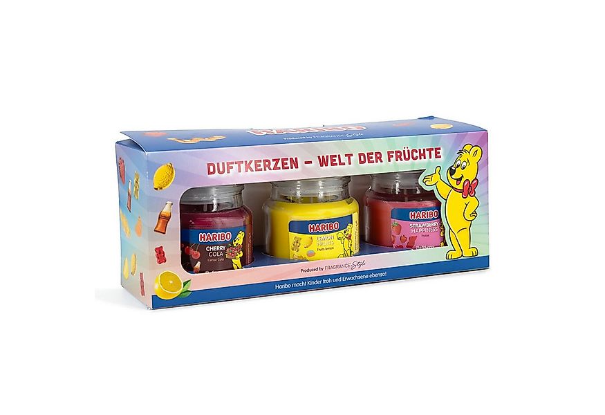 HARIBO Duftkerze Haribo™ Duftkerzen Geschenkset, Frucht Power günstig online kaufen