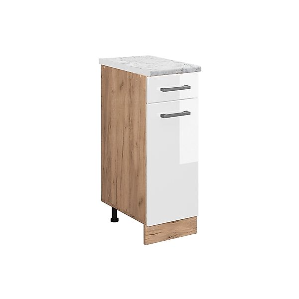 Vicco Küchenunterschrank R-Line Schubladenschrank für die Küche Weiß Hochgl günstig online kaufen