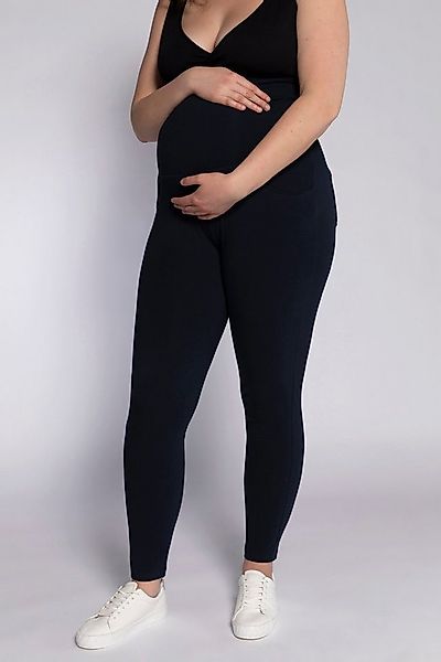 Ulla Popken Schlupfhose Leggings breiter Elastikbund Skinny Fit GOTS Schwan günstig online kaufen