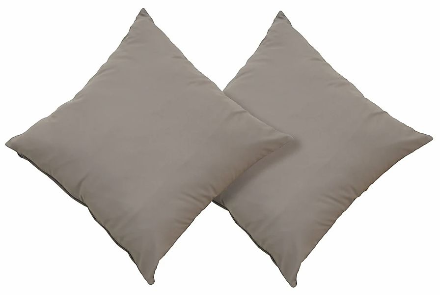 my home Dekokissen "Raja" einfarbig, Kissenhüllen ohne Füllung, 40 x 40 cm, günstig online kaufen