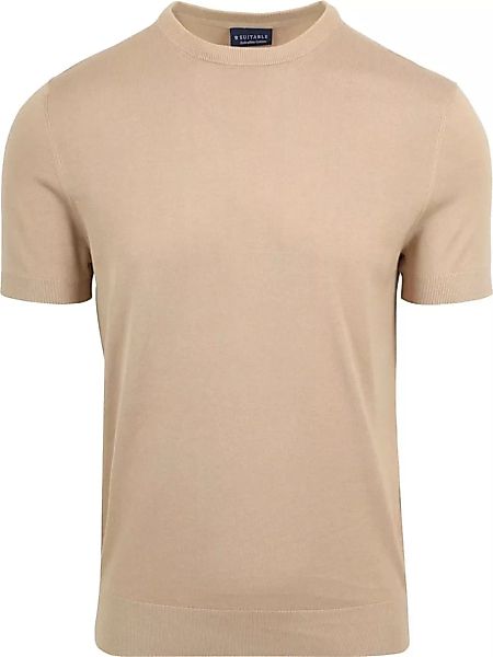 Suitable Knitted T-shirt Beige - Größe M günstig online kaufen