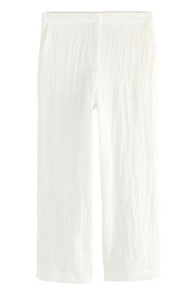 Next Palazzohose Hose mit Stickerei und weitem Bein (1-tlg) günstig online kaufen