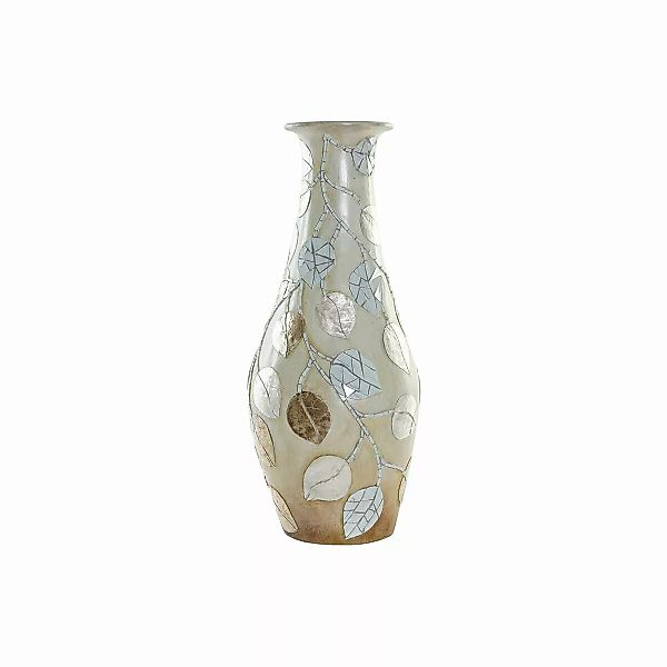 Vase Dkd Home Decor Braun Beige Kristall Terrakotta Bali (25 X 25 X 60 Cm) günstig online kaufen