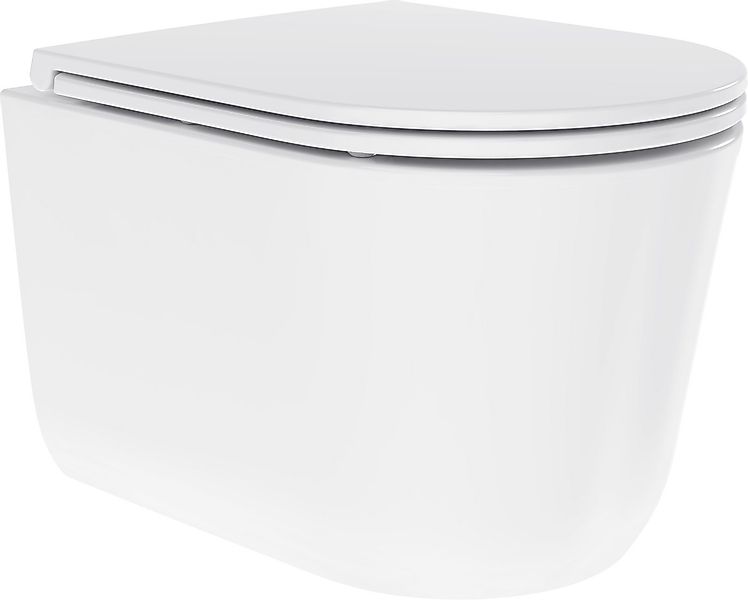 welltime Tiefspül-WC Cascata, wandhängend, Abgang waagerecht, Vortex-Flush günstig online kaufen