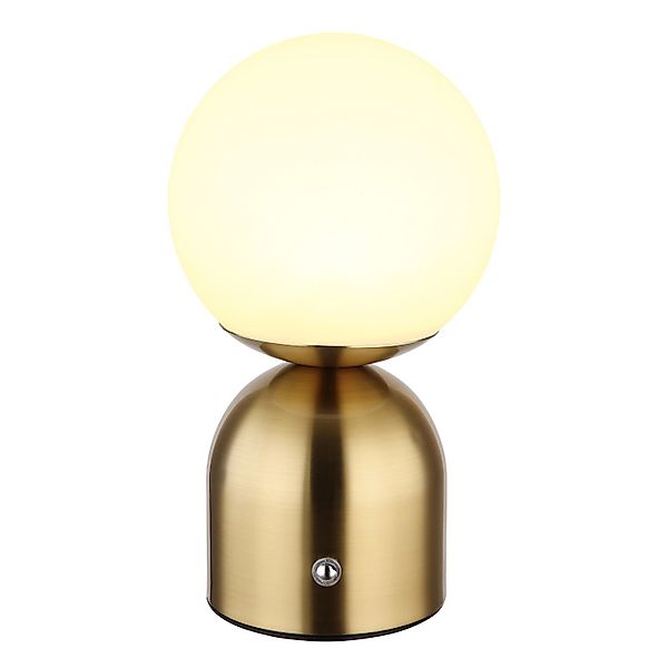 Globo Tischleuchte Julsy Metall 21 cm Messing Matt günstig online kaufen