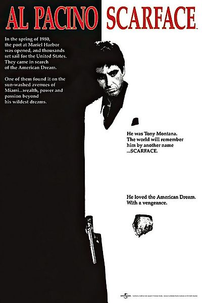 PYRAMID Poster Scarface Cover Poster 61 x 91,5 cm günstig online kaufen