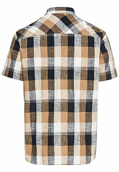 camel active Karohemd Kurzarm aus reiner Baumwolle günstig online kaufen