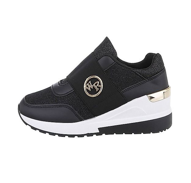 Ital-Design Damen Low-Top Freizeit Sneaker (84463338) Keilabsatz/Wedge Snea günstig online kaufen