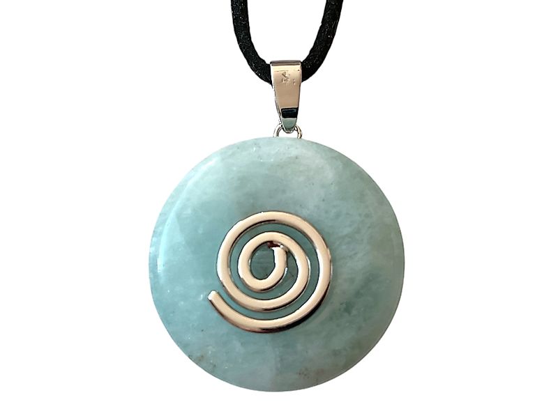 Steinfixx® Lange Kette echter Edelsteindonut 30 günstig online kaufen
