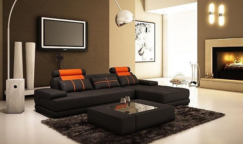JVmoebel Ecksofa XXL Wohnlandschaft Polster Eck Garnitur Sofa Couch Ecke L günstig online kaufen